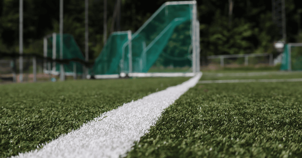 Afbeelding van een voetbalveld